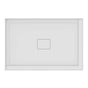 Neptune Rouge - ROUGE shower base 32x48, Central Drain, with Right tiling flange 2 sides, 48'' Opening, White - White