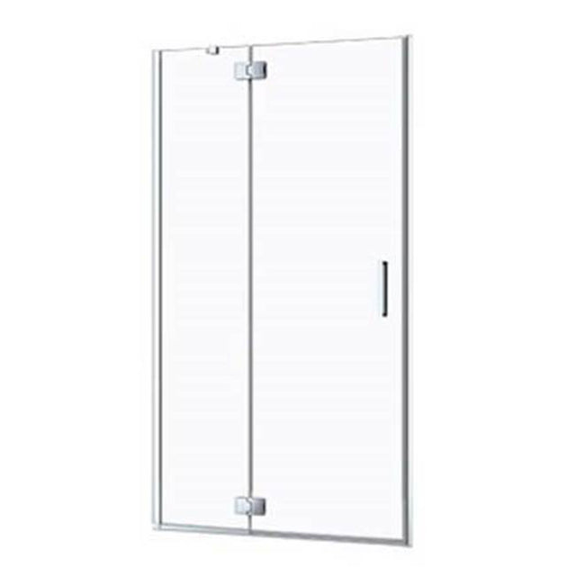 Neptune Rouge - AZELIA 48 Pivoting Shower Door, Chrome/Clear - Chrome, Clear