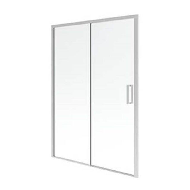 Neptune Rouge - SELLA 60 6mm sliding shower door, Chrome/Clear - Chrome, Clear