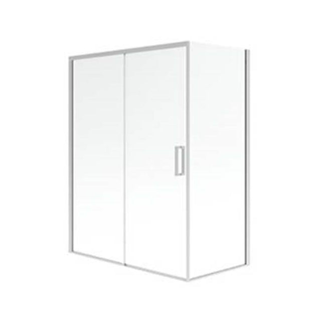 Neptune Rouge - SELLA 3260 6mm sliding shower door, Chrome/Clear - Chrome, Clear