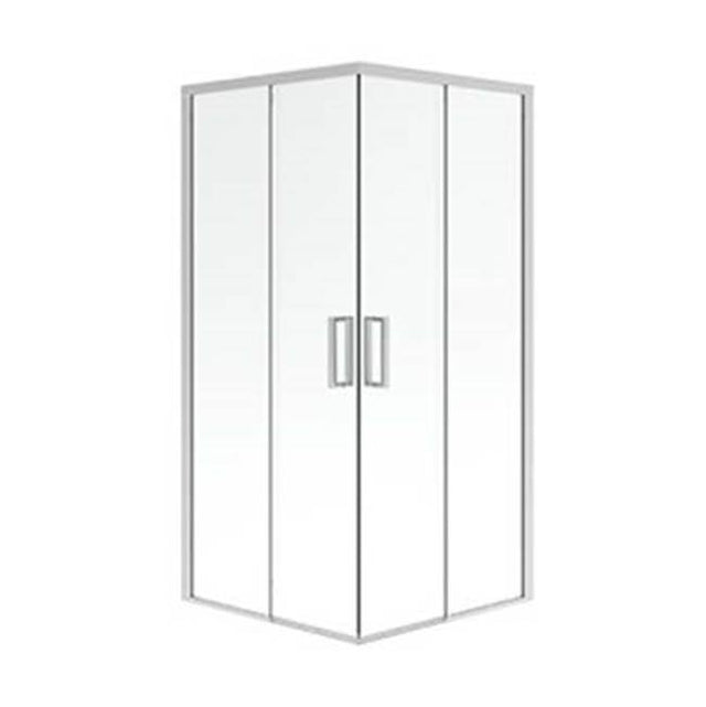 Neptune Rouge - SELLA 3636 6mm sliding shower door, Chrome/Clear - Chrome, Clear