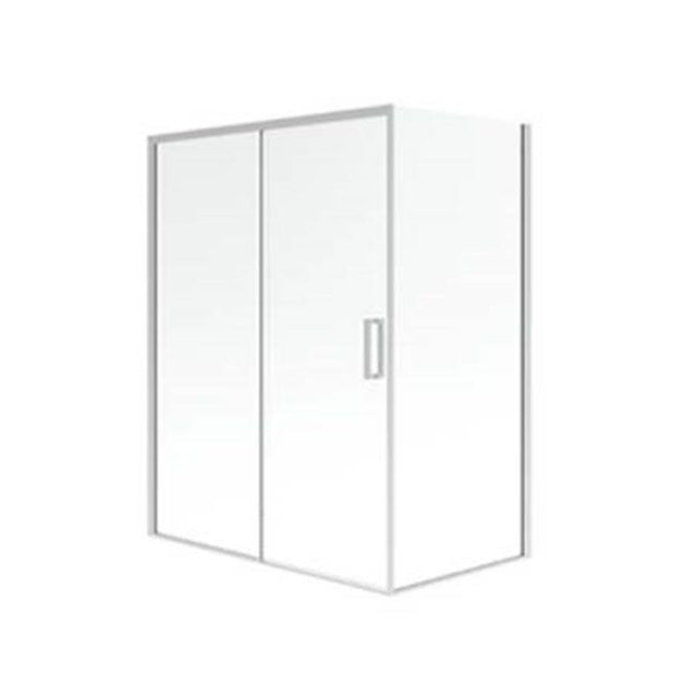 Neptune Rouge - SELLA 3660 6mm sliding shower door, Chrome/Clear - Chrome, Clear