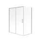 Neptune Rouge - SELLA 3660 6mm sliding shower door, Chrome/Clear - Chrome, Clear