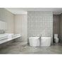 Neptune Rouge - Freestanding One Piece NICE 32x66, Mass-Air, Chrome Drain, White - White