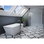 Neptune Rouge - Freestanding One Piece PRAGUE 32x66, Mass-Air, Chrome Drain, White - White