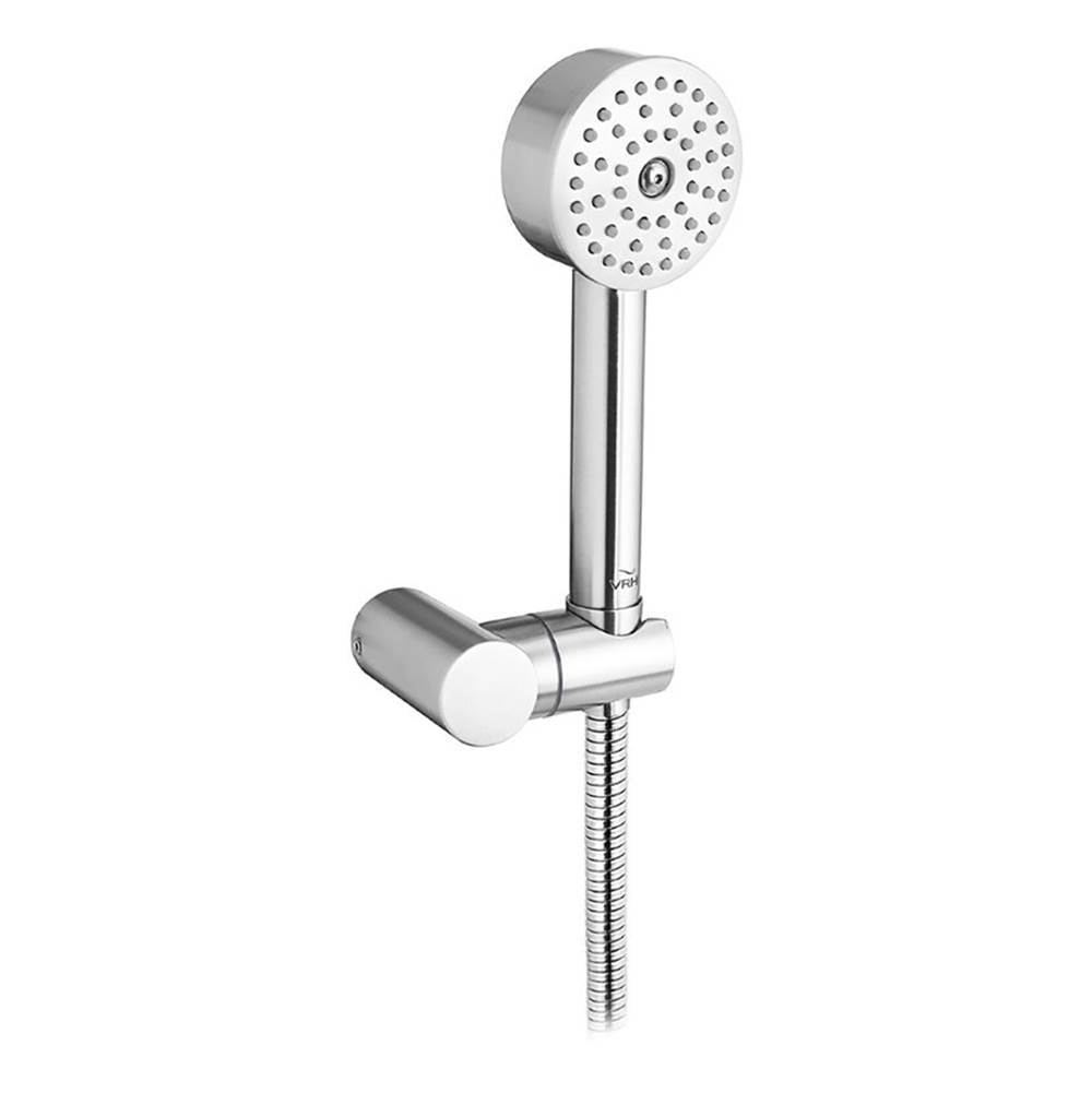 Outdoor Shower - Hand Spray - 3'' Face, Hose, & Wall Bracket - Satin