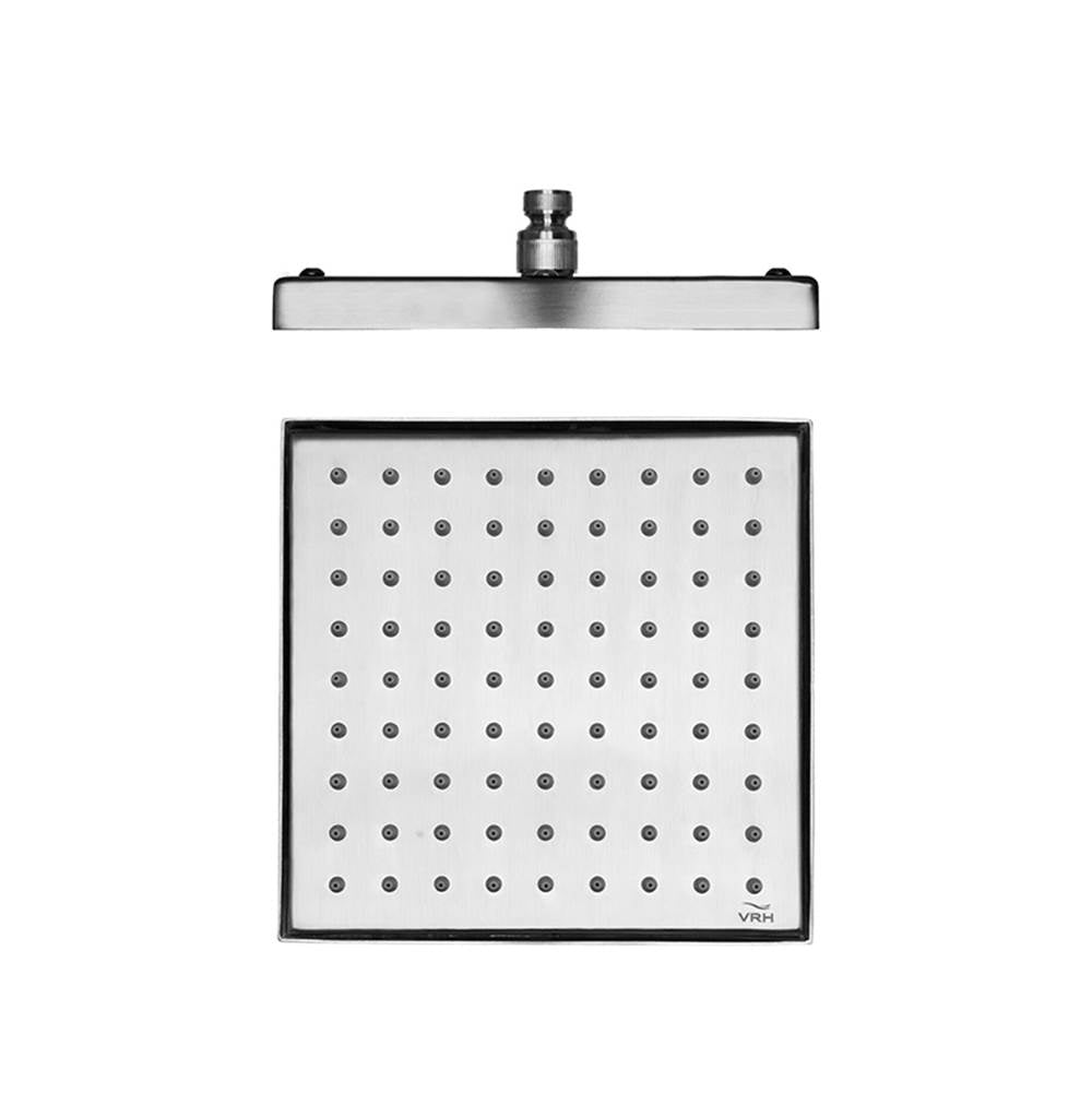 Outdoor Shower - 8'' Square Shower Head - Satin