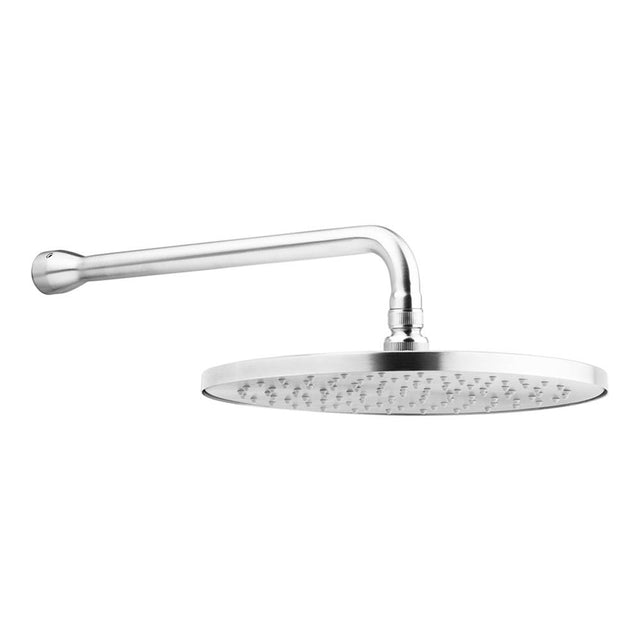 Outdoor Shower - Shower Head Set - 10'' Shower Head, 14'' Arm - 316 Stainless Steel - Satin