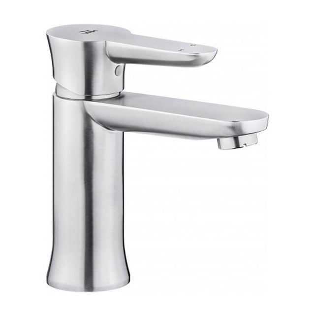 Outdoor Shower - Hot & Cold Faucet - ''Riviera'' Lever Handle - 316 Stainless Steel - Satin