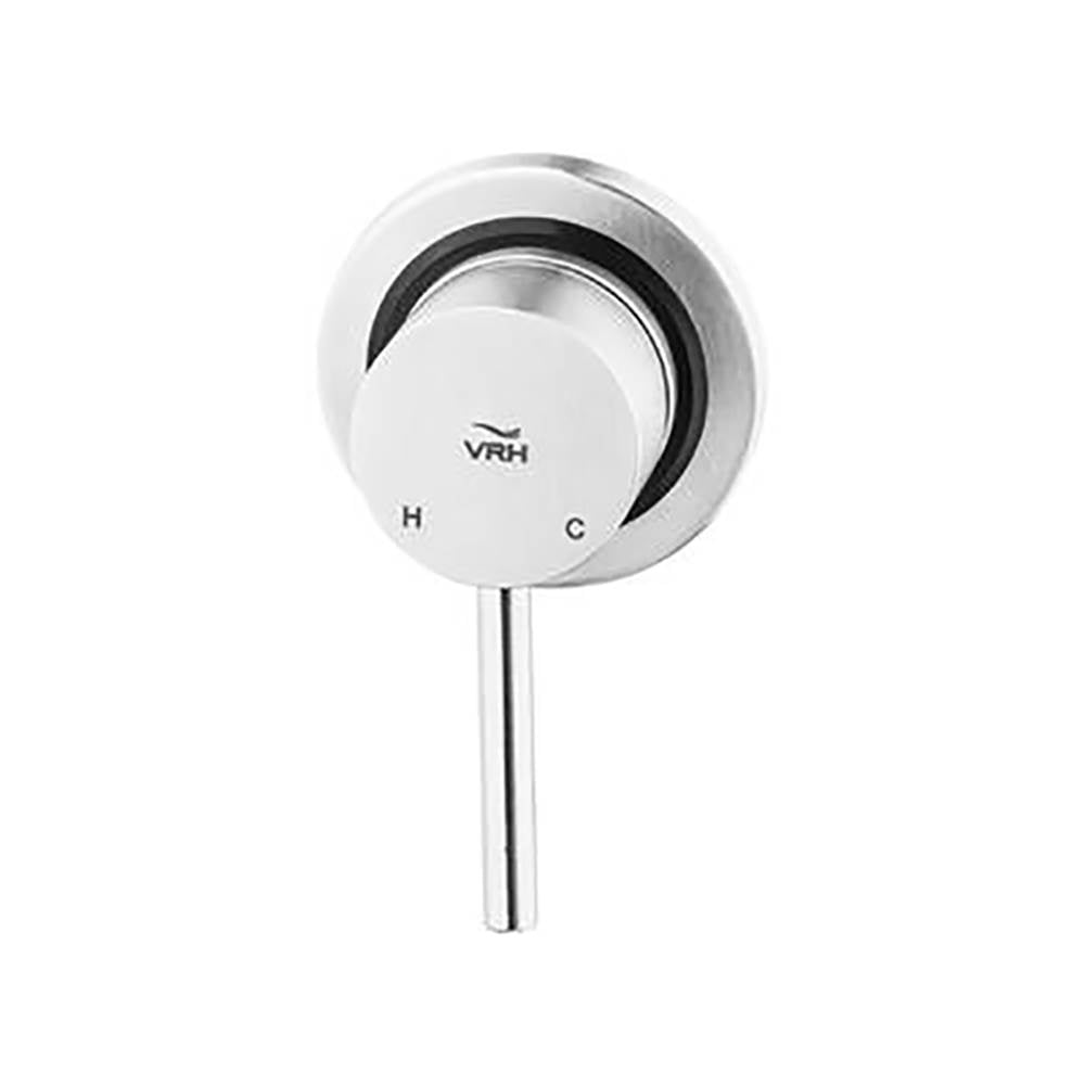 Outdoor Shower - Concealed Hot & Cold Valve - ''Marathon'' Lever Handle - Pressure Balanced - Satin
