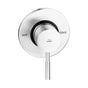 Outdoor Shower - Concealed Hot & Cold Valve - ''Marathon'' Lever Handle - Satin