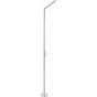 Outdoor Shower - Free Standing Single Supply Shower - Lever Handle Valve - 316 Stainless Steel - Satin