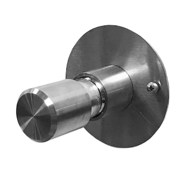 Outdoor Shower - Concealed Single Supply Valve - ADA Metered Valve - Chrome Plated Brass with Stainless Steel Trim - Satin