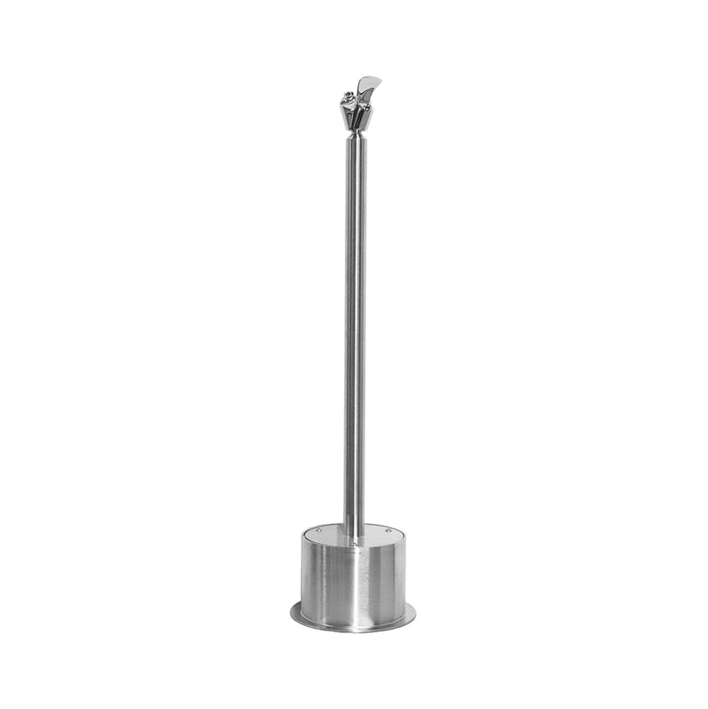 Outdoor Shower - Free Standing Single Supply Push Button Drinking Fountain
