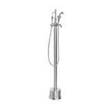 Outdoor Shower - Free Standing Hot & Cold Hand Spray - ADA Lever Handle Valve