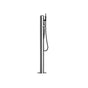 Outdoor Shower - 'Spring'' Free Standing Hot & Cold Hand Spray - Satin