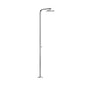 Outdoor Shower - 'Classy'' Free Standing Hot & Cold Shower Unit - 12'' Shower Head - Mirror