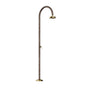 Outdoor Shower - 'Origo'' Free Standing Hot & Cold Copper Shower Unit - 8'' Brass Shower Head