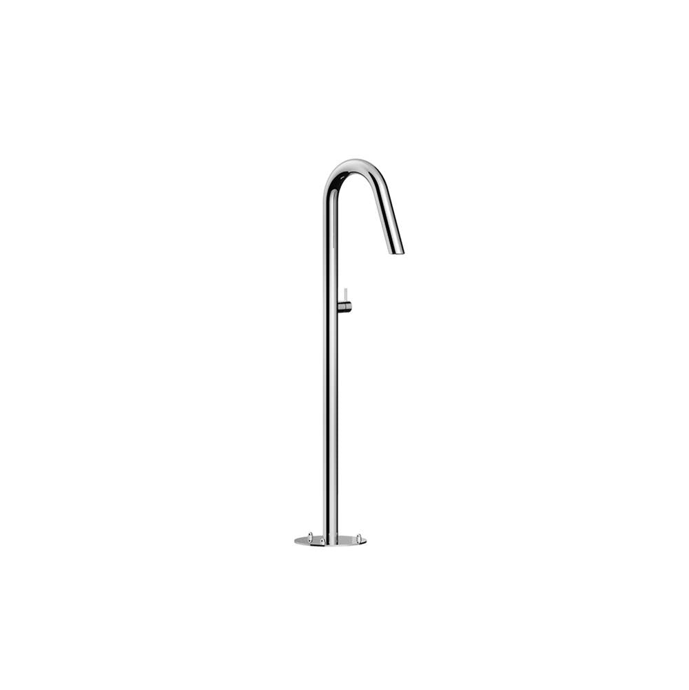 Outdoor Shower - 'Twiggy'' Free Standing Hot & Cold Tub Filler - Satin