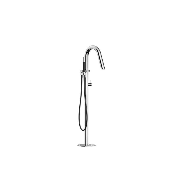 Outdoor Shower - 'Twiggy'' Free Standing Hot & Cold Tub Filler - Hand Spray - Mirror