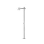 Outdoor Shower - 'Onda'' Free Standing Hot & Cold Shower Unit - 8'' Shower Head - Mirror