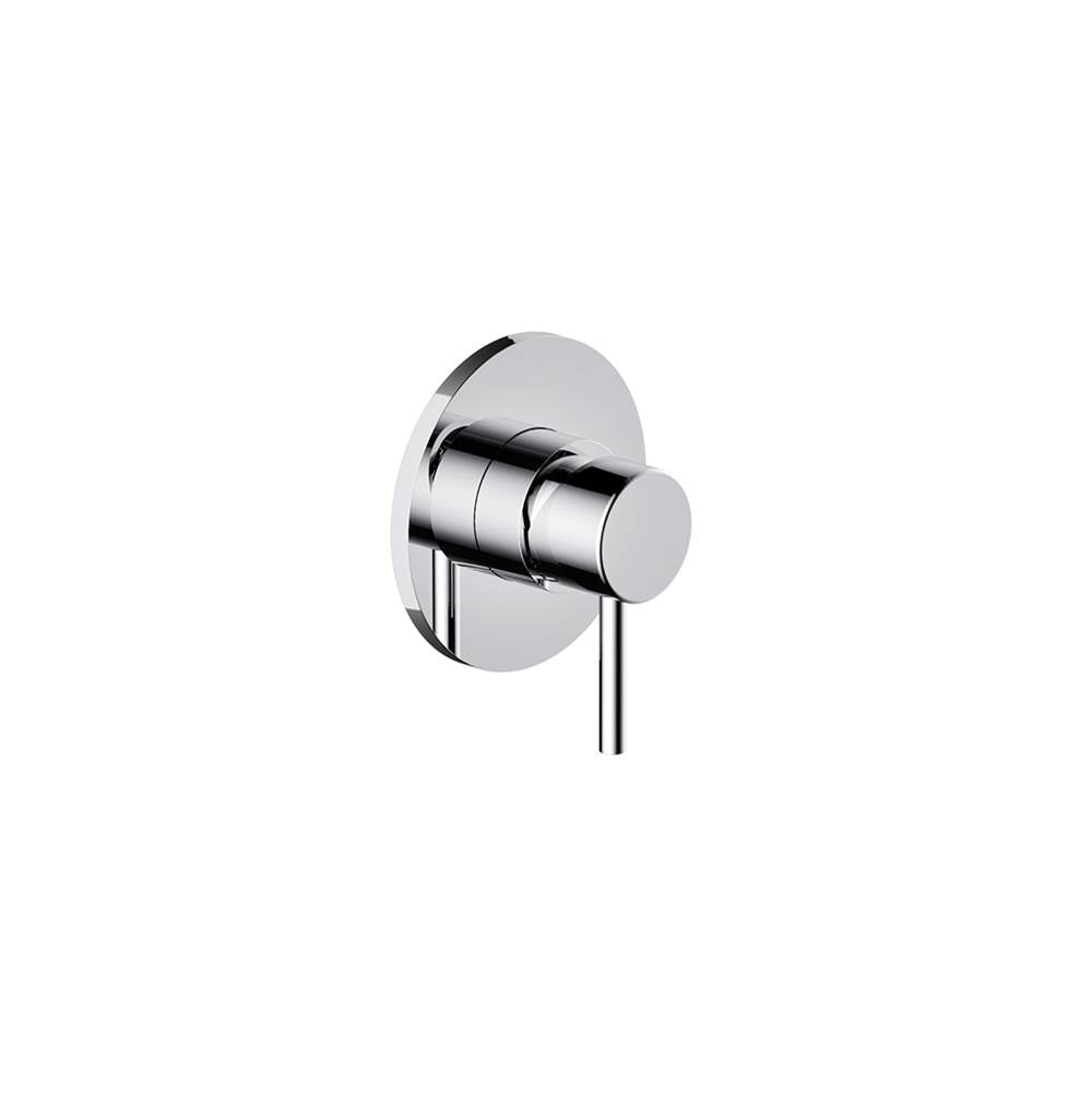 Outdoor Shower - 'Waterline'' Concealed Hot & Cold Valve - Satin