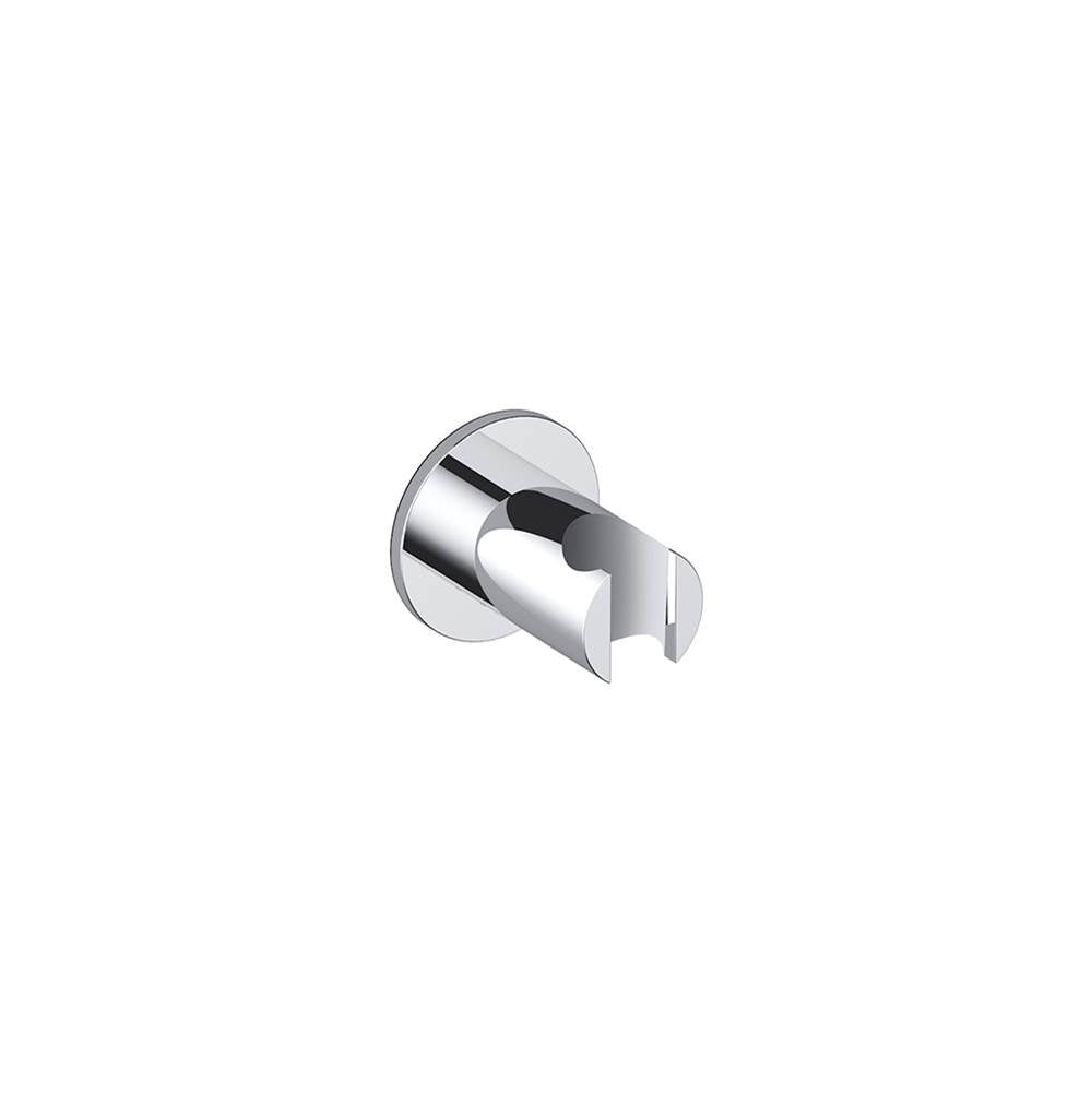 Outdoor Shower - 'Waterline'' Forward Facing Hand Spray Wall Bracket - Mirror