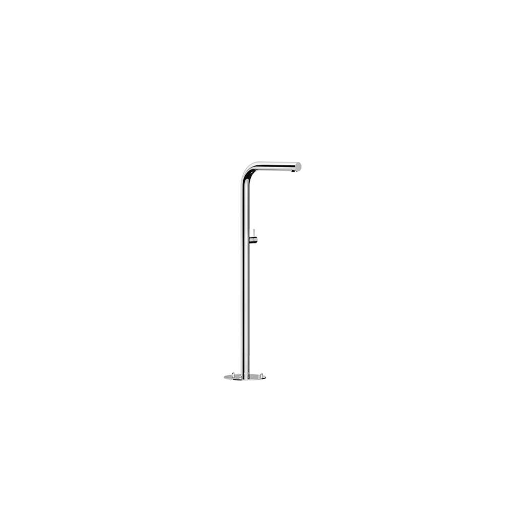 Outdoor Shower - 'Skinny'' Free Standing Hot & Cold Tub Filler - Mirror