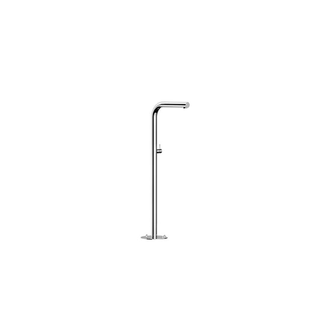 Outdoor Shower - 'Skinny'' Free Standing Hot & Cold Tub Filler - Mirror