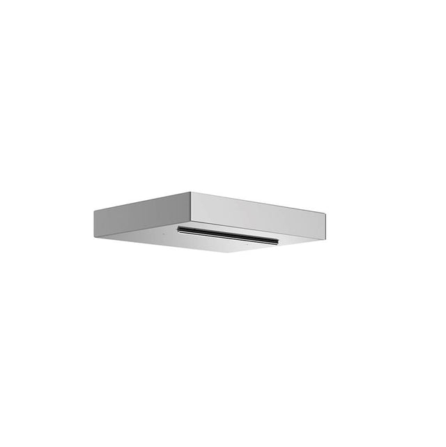 Outdoor Shower - 'Waterline'' 10''x10'' Shower Arm with Cascade Shower - Satin