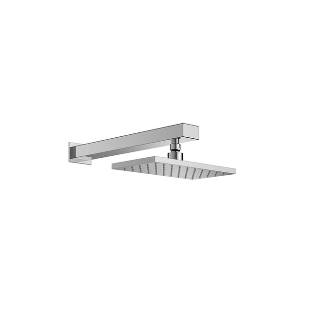 Outdoor Shower - 'Waterline'' 10''x5-1/2'' Rectangular Shower Head with 18'' Arm - Satin(previous model: FTA-SA53R-SHA-S)
