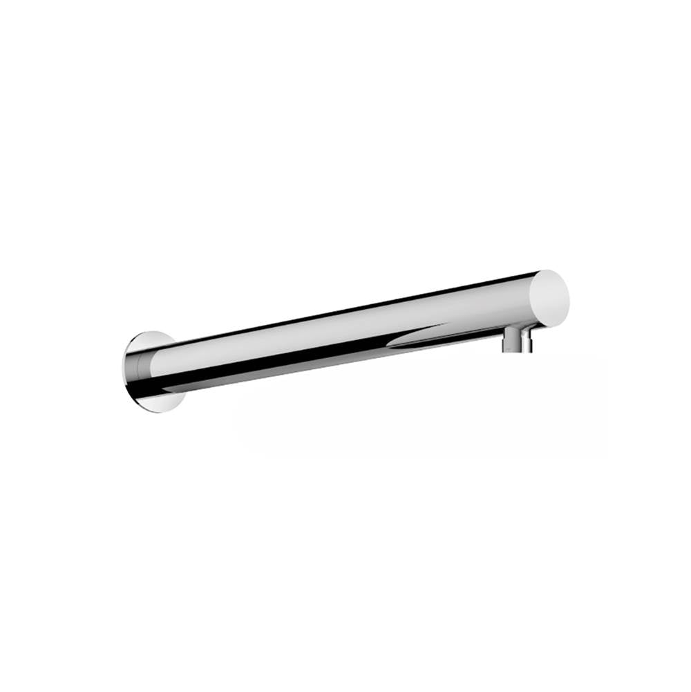 Outdoor Shower - 'Waterline'' 18'' Round Shower Arm - 1-3/4'' dia. - Mirror