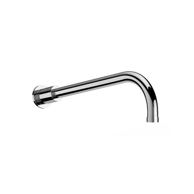 Outdoor Shower - 'Waterline'' 18'' Round Shower Arm - 3/4'' dia. - Satin