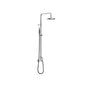 Outdoor Shower - 'Waterline'' Wall Mount Single Supply Shower Unit - Hand Spray - 8'' Shower Head - Satin
