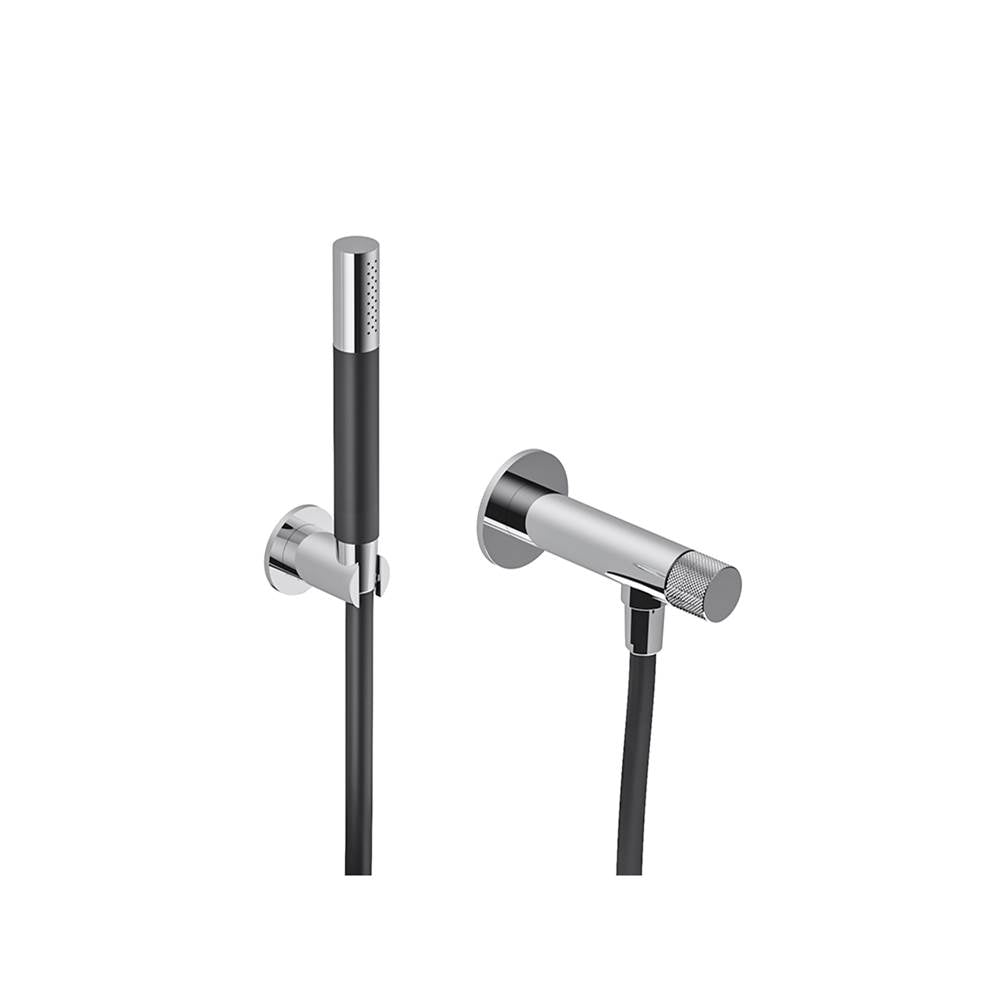 Outdoor Shower - 'Waterline'' Wall Mount Single Supply Hand Spray - Mirror