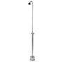 Outdoor Shower - Free Standing Hot & Cold Shower - ADA Lever Handle Valve, 4'' Shower Head, Foot Shower