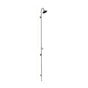 Outdoor Shower - Wall Mount Single Supply Shower - Cross Handle Valve, 4'' Shower Head