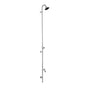 Outdoor Shower - Wall Mount Single Supply Shower - ADA Metered Valve, 4'' Shower Head, Hose Bibb
