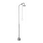 Outdoor Shower - Free Standing Single Supply Shower - Pull Chain Valve, 8'' Shower Head