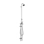 Outdoor Shower - Wall Mount Hot & Cold Shower - ADA Lever Handle Valve, 4'' Shower Head, Hand Spray & Hose