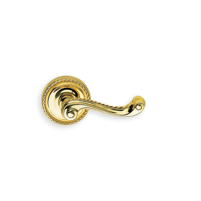 OMNIA - Passage Latchset with 014 Sb - Lacquered Shaded Bronze