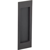 OMNIA - Flushcup, Modern Large Rectangle 7 X 2 9/32 US10B - Black, Oil Rubbed - Lacquered
