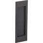 OMNIA - Flushcup, Modern Large Rectangle 7 X 2 9/32 US10B - Black, Oil Rubbed - Lacquered