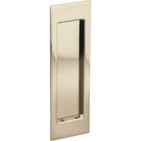 OMNIA - Flushcup, Modern Large Rectangle 7 X 2 9/32 US14 - Polished Lacquered Nickel