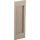 OMNIA - Flushcup, Modern Large Rectangle 7 X 2 9/32 US15 - Satin Nickel