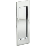 OMNIA - Flushcup, Modern Large Rectangle 7 X 2 9/32 US26 - Polished Chrome