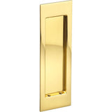 OMNIA - Flushcup, Modern Large Rectangle 7 X 2 9/32 US3 - Polished Brass