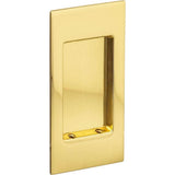 OMNIA - Flushcup, Modern Small Rectangle 4.5 X 2 9/32 US3 - Polished Brass