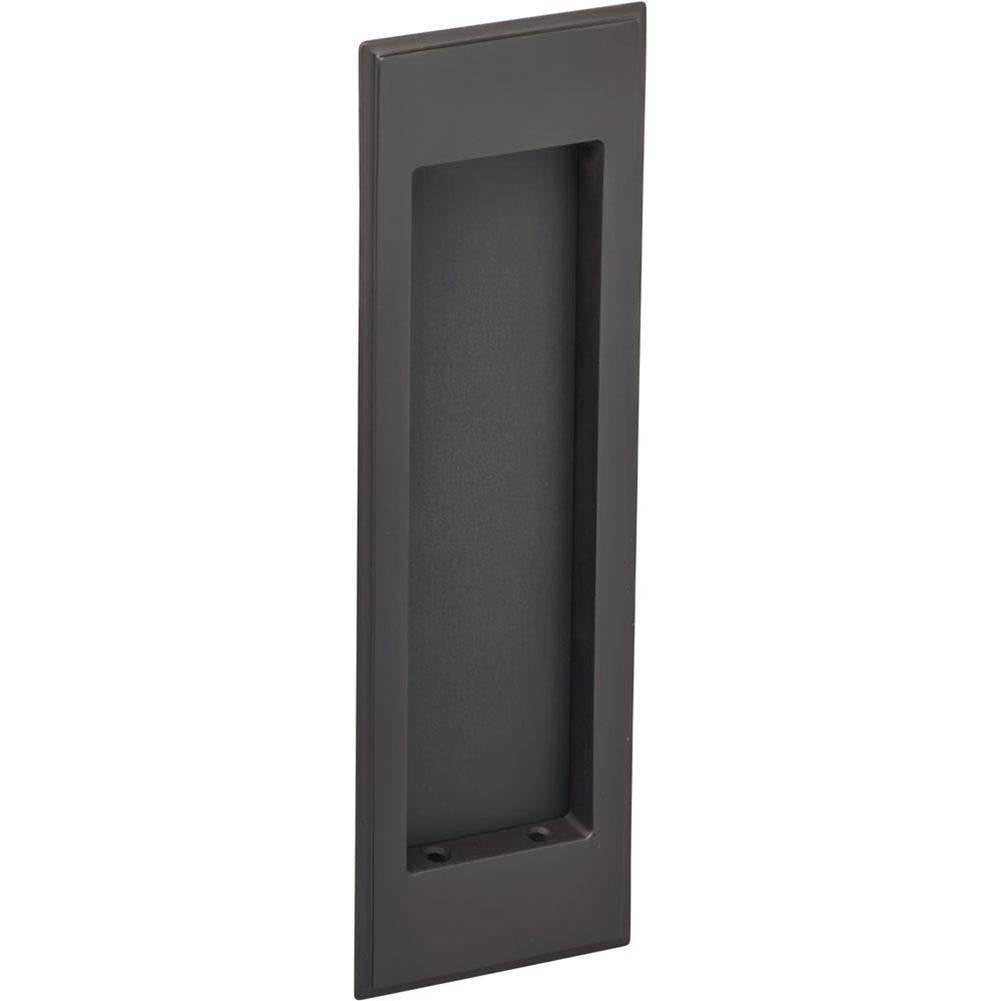 OMNIA - Flushcup, Stepped Large Rectangle 7 X 2 9/32 US10B - Lacquered Oil Rubbed Black