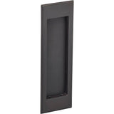 OMNIA - Flushcup, Stepped Large Rectangle 7 X 2 9/32 US10B - Lacquered Oil Rubbed Black